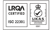 Logo certificado de calidad ISO 22301