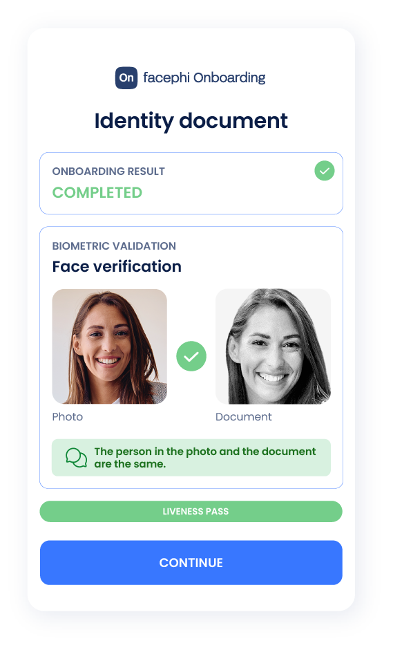 Tarjeta explicativa del tercer paso en el proceso de Onboarding