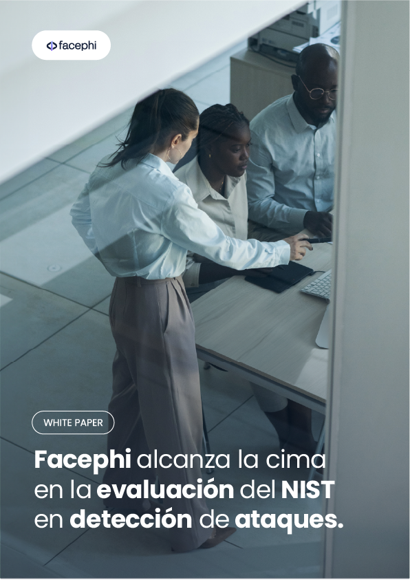 Portada del whitepaper: Facephi lidera la evaluación del NIST en detección de ataques