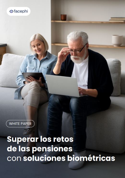 Portada del whitepaper superar los retos de las pensiones con soluciones biométricas