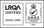 Sello de calidad y certificación LRQA ISO 27001
