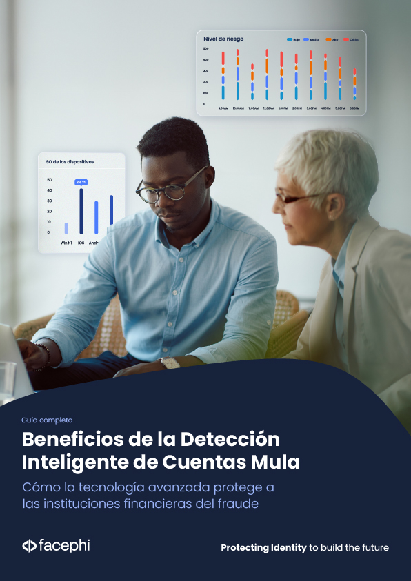 Portada del whitepaper beneficios de la Detección Inteligente de Cuentas Mula